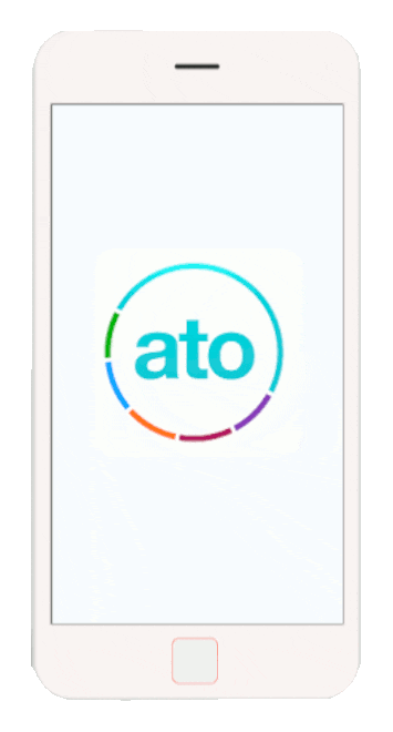ATO app animated screenshots of the interface for best logbook apps