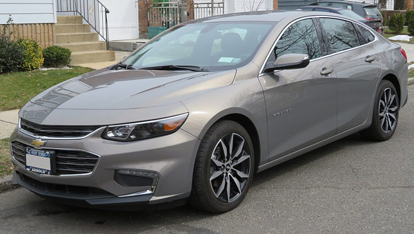 Best car #3: 2018 Chevrolet Malibu