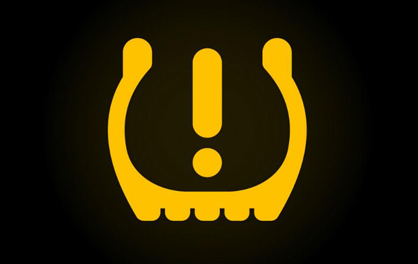 Pressure warning light