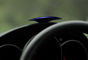GOFAR ray mounted on the dashboard