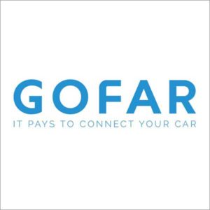 GOFAR blue and white tag line