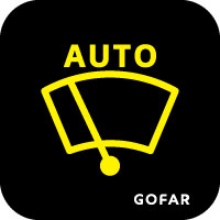 car auto windscreen wiping light symbol