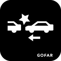 car automatic emergency braking light symbol