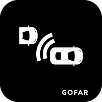 car blind spot indicator light symbol