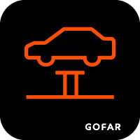 car on ramp common light symbol