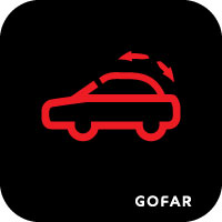 car convertible roof warning light symbol