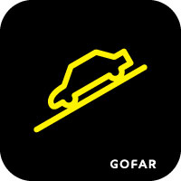 car hill descent control light symbol