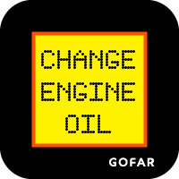car oil change reminder safety symbol