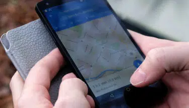 person holding smartphone