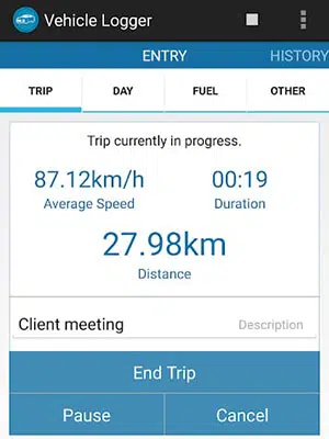 Vehicle Logger Apps