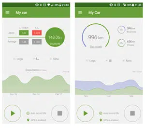 Vehicle Trip Logbook Tracker