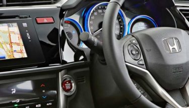 honda black car dashboard