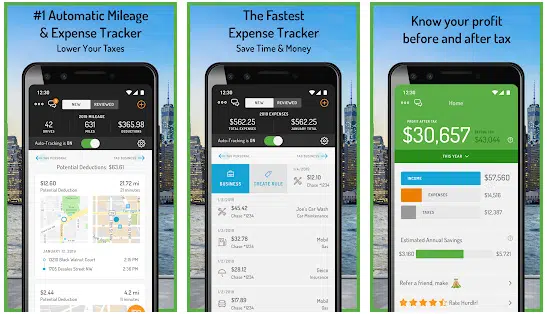 Hurdlr Mileage tracker app