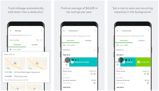 QuickBooks Self-Employed tracker app