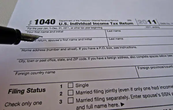 Tax Return Form