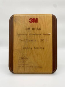 Danny's APAC Quarterly Excellence Award